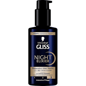 Haarkur Night Elixier Ultimate Repair Schwarzkopf GLISS