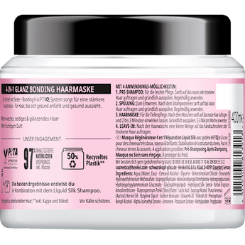 Haarmaske 4in1 Liquid Silk Schwarzkopf GLISS