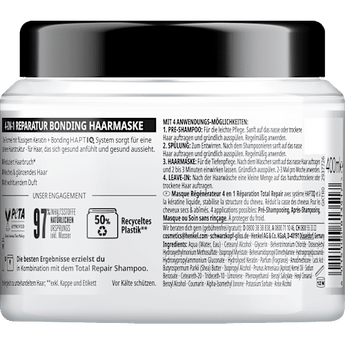 Haarmaske 4in1 Total Repair Schwarzkopf GLISS