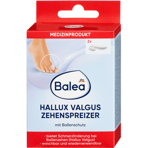 Hallux Valgus Zehenspreizer mit Ballenschutz, 2 St Medizinprodukt Fußcreme & Fußpflege by Balea – Available at VivaVoss