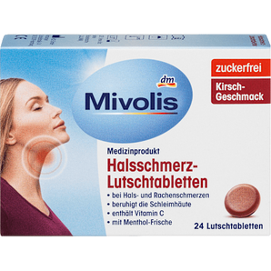 Halsschmerz-Lutschtabletten Mivolis