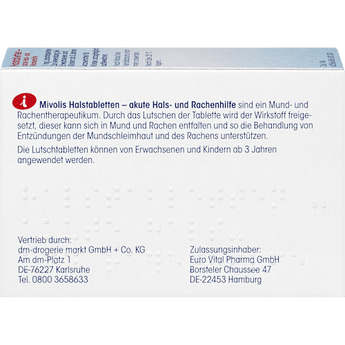 Halstabletten – akute Hals- und Rachenhilfe Mivolis