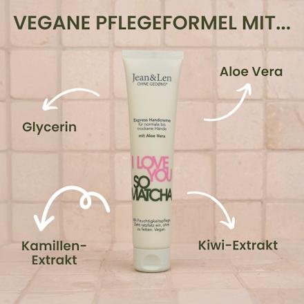 Hand Cream I love you so matcha, 75 ml by Jean&Len – VivaVoss