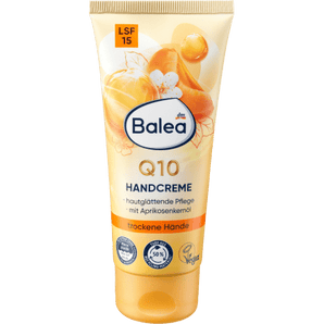 Handcreme Q10 mit Aprikosenöl und LSF15, 100 ml Pflege & Parfum,Handpflege & Seife,Handcreme & Handmasken by Balea – Available at VivaVoss