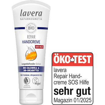 Handcreme Repair SOS Hilfe mit Calendula & Sheabutter lavera NATURKOSMETIK