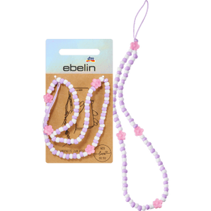 Handykette mit Perlen und Blumenapplikation, 1 St - VivaVoss