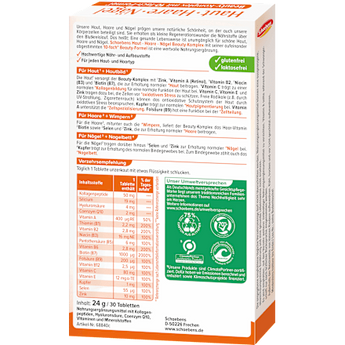 Haut Haare Nägel Beauty-Komplex Tabletten 30 St Schaebens