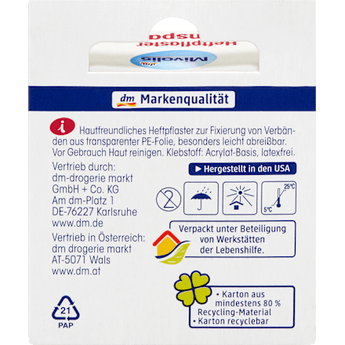 Heftpflaster Transparent Mivolis