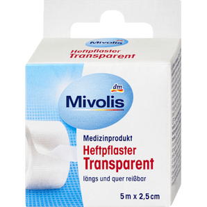 Heftpflaster Transparent Mivolis