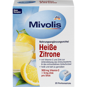 Heißgetränk, Heiße Zitrone (20 Sticks) Mivolis