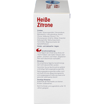 Heißgetränk, Heiße Zitrone (20 Sticks) Mivolis