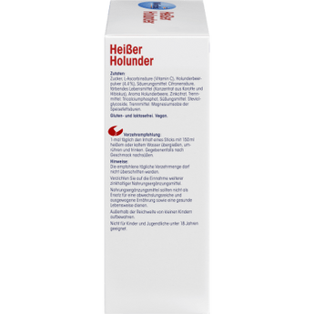 Heißgetränk, Heißer Holunder (20 Sticks), 100 g - VivaVoss