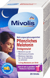 Herbal Melatonin Drinking Granules 20 pcs, 44 g - VivaVoss