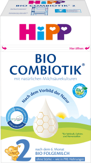 Folgemilch 2 Combiotik ohne Stärke nach dem 6. Monat, 600 g