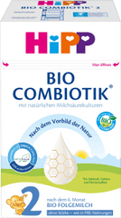 Folgemilch 2 Combiotik ohne Stärke nach dem 6. Monat, 600 g