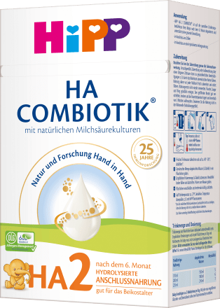 Folgemilch HA2 Combiotik nach dem 6.Monat, 600 g