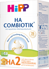 Folgemilch HA2 Combiotik nach dem 6.Monat, 600 g