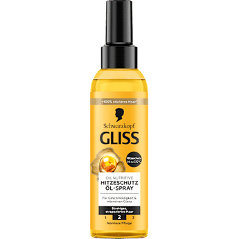 Hitzeschutz Öl-Spray Oil Nutritive Schwarzkopf GLISS