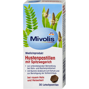 Husten-Pastillen mit Spitzwegerich Mivolis