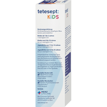 Hustensaft Kids Honig & Isländisch Moos tetesept
