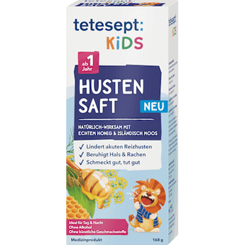 Hustensaft Kids Honig & Isländisch Moos tetesept