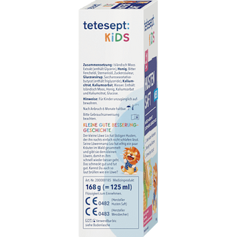 Hustensaft Kids Honig & Isländisch Moos tetesept