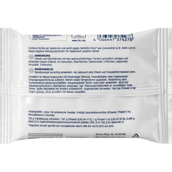 Hygiene Reinigungstücher, 10 St Biozidprodukt - VivaVoss