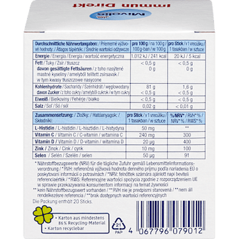 Immun Direkt, Portionssticks 20 St. Mivolis