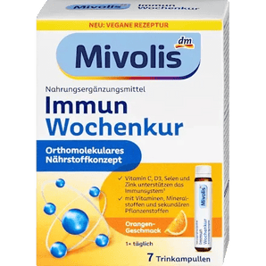 Mivolis Immun Wochenkur Ampullen 7 St., 175 ml – Immunsystem unterstützen image_position | VivaVoss