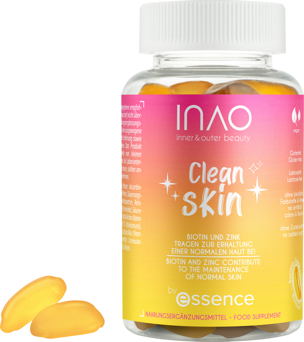 INAO Clean Skin gummies by essence 60 St, 180 g