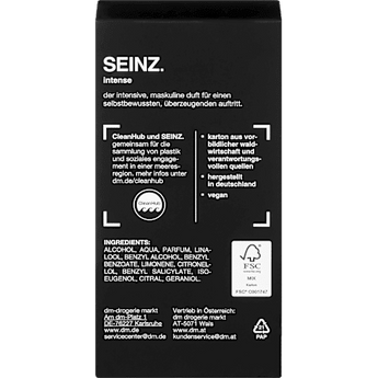 Intense Eau de Toilette SEINZ.