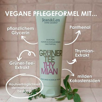  Duschgel Grüner Tee Thymian Jean&Len