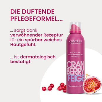 Duschschaum Cranberry Feige Jean&Len