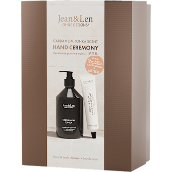 Geschenkset "hand ceremony" Cardamom & Tonka 2tlg Jean&Len
