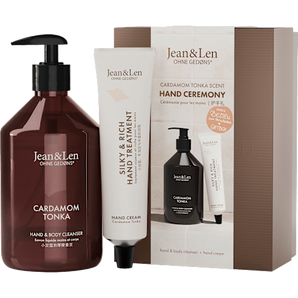 Geschenkset "hand ceremony" Cardamom & Tonka 2tlg Jean&Len