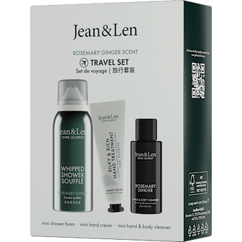 Geschenkset "Travel Set" Rosemary & Ginger 3tlg Jean&Len