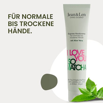 Handcreme I love you so matcha Jean&Len