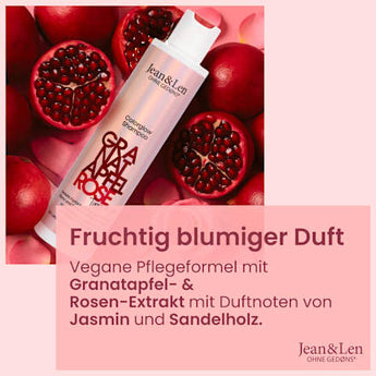Shampoo Colorglow Granatapfel Rose Jean&Len