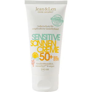 Sonnencreme Gesicht, sensitiv, LSF 50+ Jean&Len