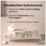 Sonnenfluid Gesicht sensitiv, hydro protect, LSF 50 Jean&Len