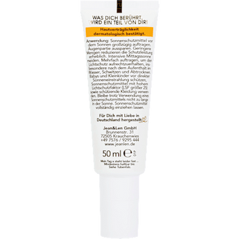 Sonnenfluid Gesicht sensitiv, hydro protect, LSF 50 Jean&Len