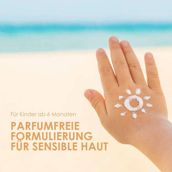 Sonnenmilch Kids sensitiv LSF 50+ Jean&Len