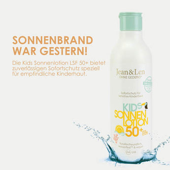 Sonnenmilch Kids sensitiv LSF 50+ Jean&Len