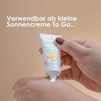 Sonnenschutz Kombi Gesicht Creme & Stift, LSF 50+ Jean&Len