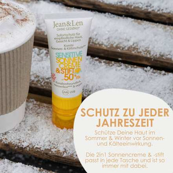 Sonnenschutz Kombi Gesicht Creme & Stift, LSF 50+ Jean&Len