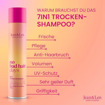 Trockenshampoo "no bad hair days" Effekt 7in1 Jean&Len