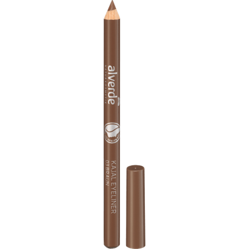Kajal 03 Braun, 1,1 g Eyeliner & Kajal by alverde NATURKOSMETIK – Available at VivaVoss
