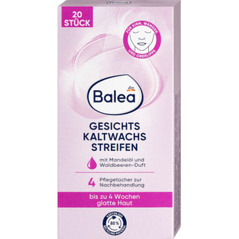 Kaltwachsstreifen Gesicht, 20 St Balea, Pflege & Parfum,Haarentfernung & Rasur,Enthaarungscreme & Waxing by Balea – Available at VivaVoss