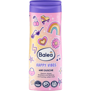Kids 4in1 Dusche Happy Vibes, 300 ml Balea, Baby & Kind,Babypflege,Babyshampoo, Badezusätze & Co. by Balea – Available at VivaVoss