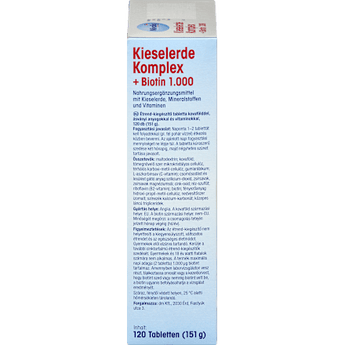 Kieselerde Komplex + Biotin 1.000 Tabletten 120 St Mivolis